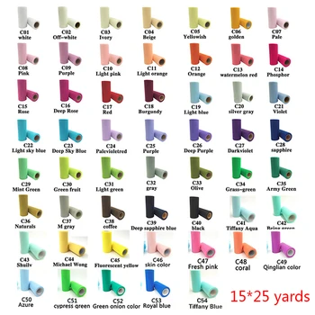 

Tissue Tulle Roll 15 cm 25 Yards Spool Tutu Gift Wrap Wedding Craft Decoration Birthday Party Baby Shower Supplies Party Favors