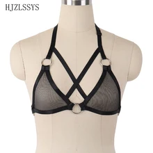Womens Sexy Lace Bra Body Harness Lingerie Cage Bralette Black Elastic Strappy Tops Throug Bikini Gothic Punk Erotic Bra Womens Sexy Lace Bra Body Harness Lingerie Cage Bralette Black Elastic Strappy Tops Throug Bikini Gothic Punk Erotic Bra