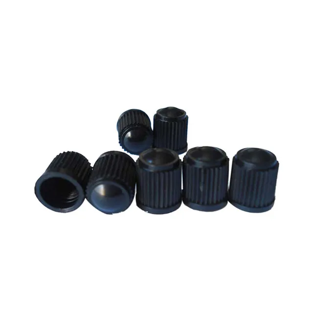 20pcs Plastic Bicycle Car Tire Valve Stem Caps Schrader Valve Caps Dust Covers for Bike Auto SUV Truck Motorcycle (Black)