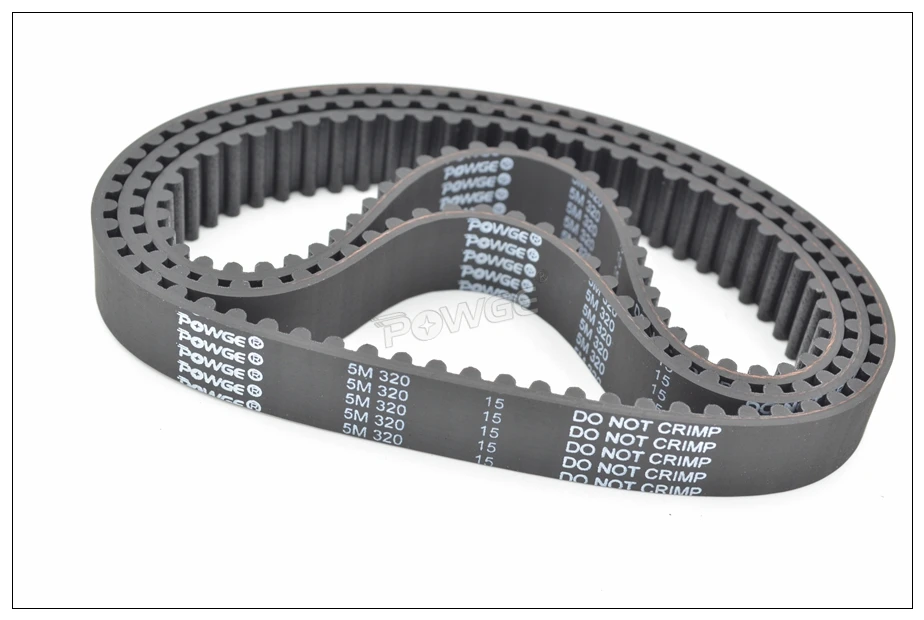 powge dentes síncronos da correia largura comprimento correia de laço fechado htd polia de correia dentada