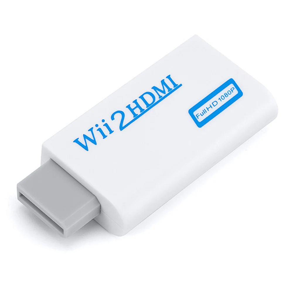  1080P Per Wii a HDMI Adattatore Convertitore di Supporto Full HD 720P 3.5mm Audio Per HDTV Proietto