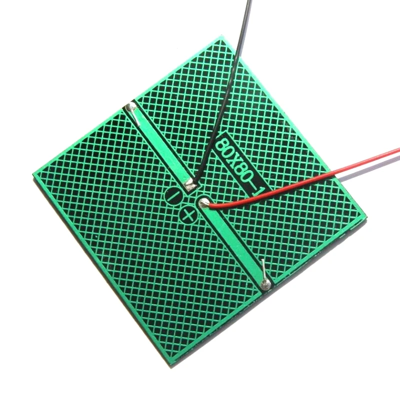 Buheshui 0.8 Вт 5 В мини поликристаллических модуль солнечных батарей + кабель DIY Панели солнечные Зарядное устройство для 3.7 В battety исследование 10