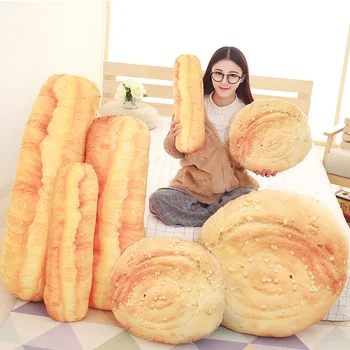 

Individuality original simulation twisted dough-strips baked wheat cake fluffy pillow large household calm doll back cushion