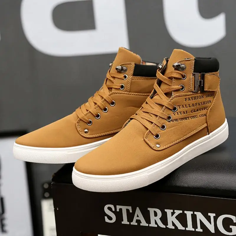 

NORTHMARCH Men Canvas Shoes Spring Autumn Top Fashion Sneakers Men High-Top Lace-Up Wear-Resistant Man Shoes Chaussure Homme