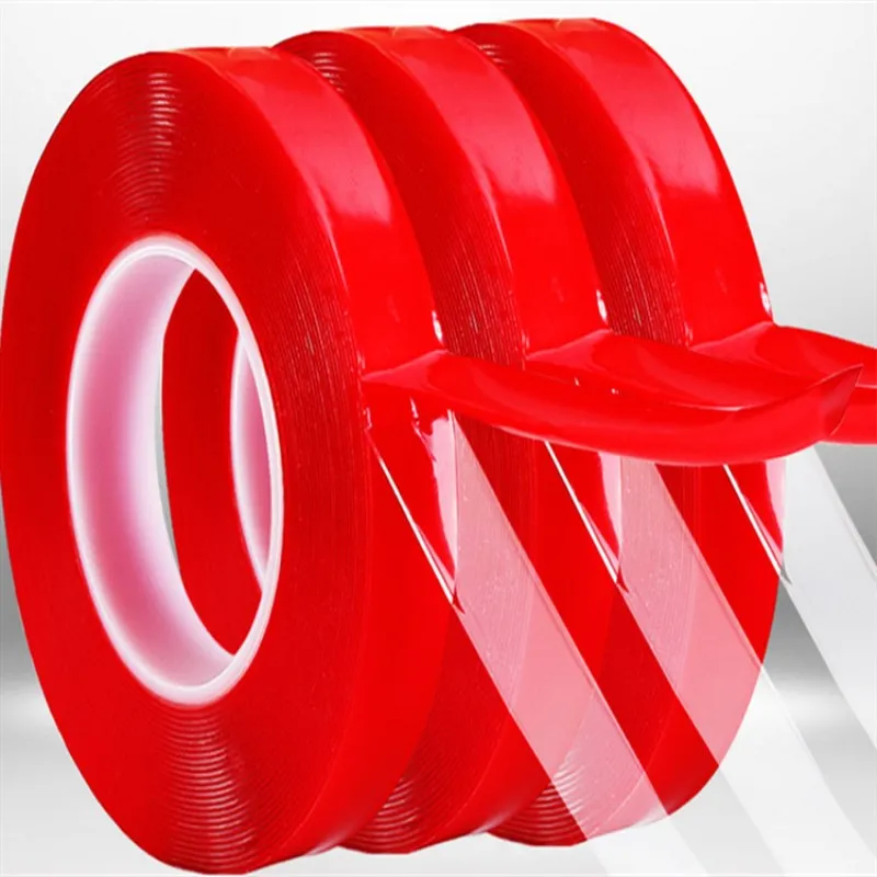 Cinta adhesiva de silicona transparente de doble cara para coche, adhesivo de alta resistencia de 300cm, sin huellas, productos de estar