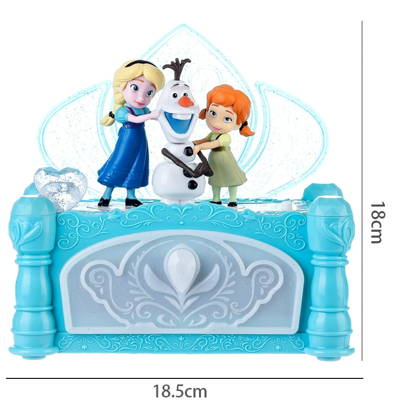 Disney Frozen музыкальная шкатулка принцесса Эльза Анна Олаф фигурки модель игрушки