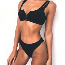 Сексуальный Комплект Бикини Женщин Купальники Треугольник Бикини Комплект Бандаж Пуш-Ап Купание Купальник Лето Пляжная