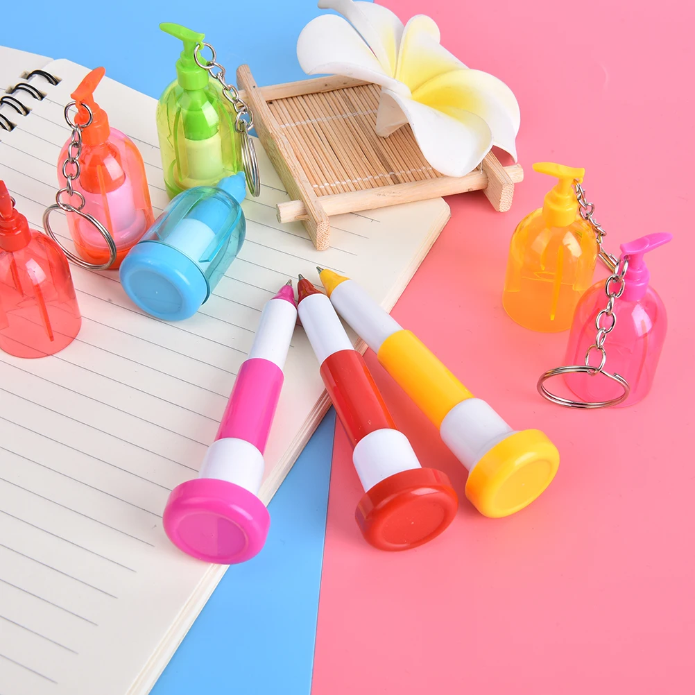 Мультяшная Милая Ручная стирка бутылки дизайн телескопическая ручка Fuuny шариковые ручки школьные платье для работы шариковые ручки канцелярские принадлежности