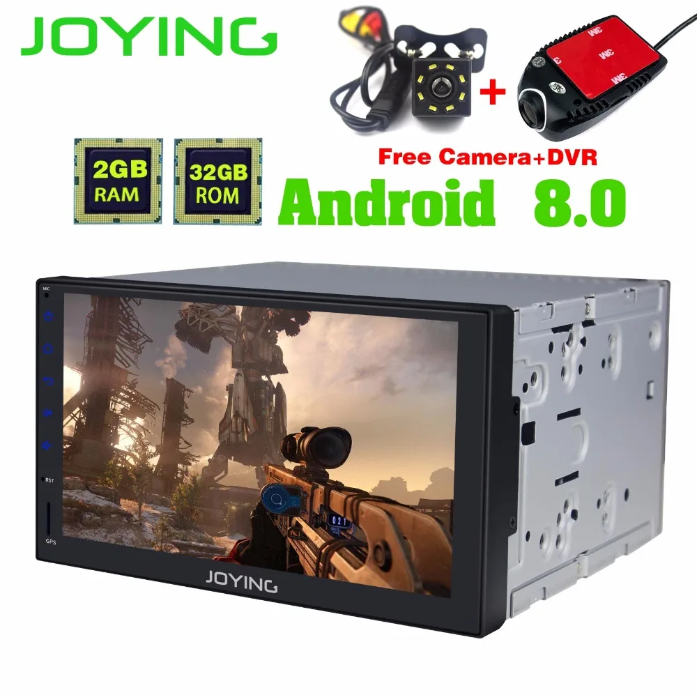 JOYING Автомобильный мультимедийный Авторадио 2 din Радио gps навигатор Bluetooth wifi HD