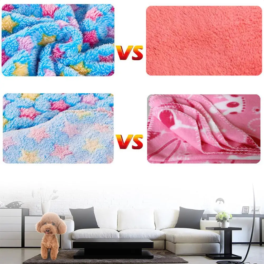 Pet Bed Pet Blanket Bed Mat For Puppy Dog Cat Sofa Cushion Home Rug Warm Sleeping Cover Dog Mat Cover Soft Blanket Pet Supplies