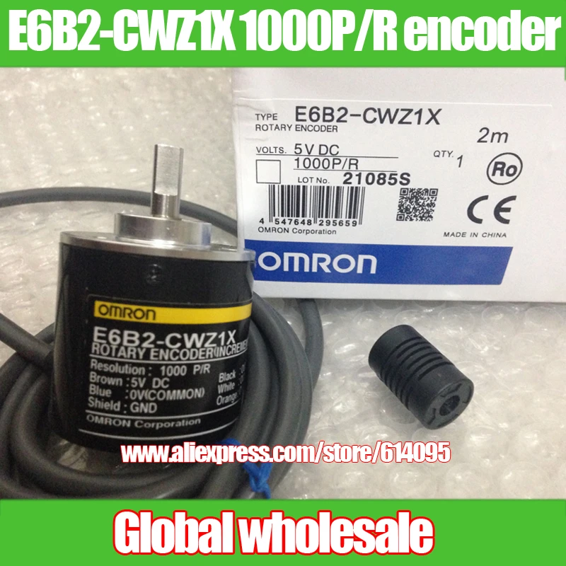 1x OMRON 2500P Incremental Rotary Encoder 2500p/r E6B2-CWZ1X Differential Signal 1x OMRON 2500P Incremental Rotary Encoder 2500p/r E6B2-CWZ1X Differential Signal