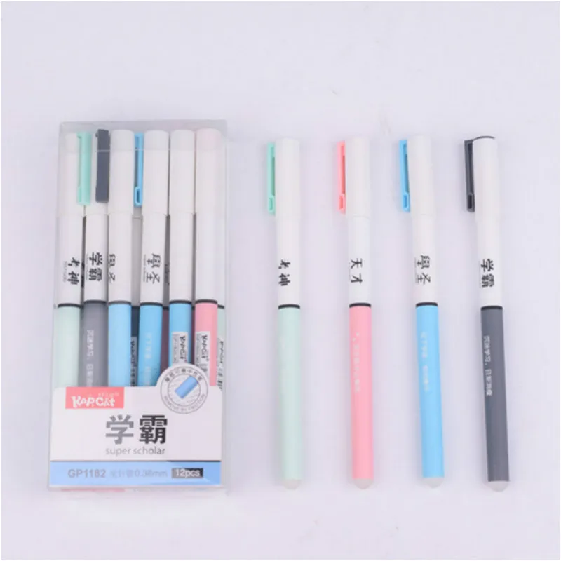 

1Pcs/sell kawaii 0.38mm erasable pen gel pen lovely cartoon Campus comics pattern Originality School office Writing Supplies Pen