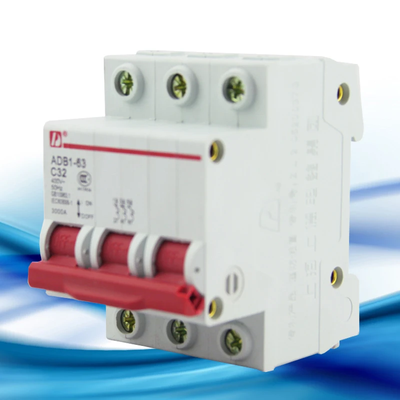Air Switch Miniature Circuit Breaker ADB1 125 2P D Type