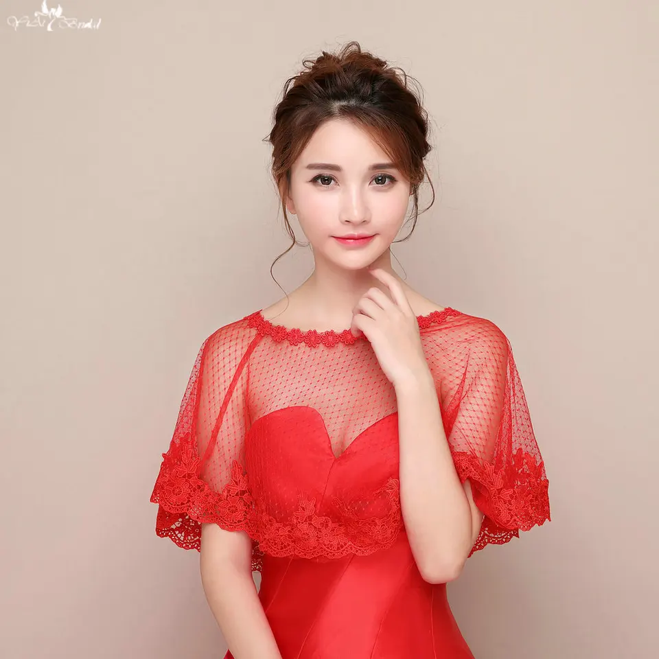 red lace cape