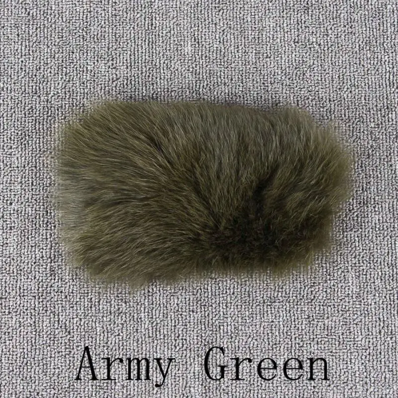 QIUCHEN PJ8032, новинка, высокое качество, длина, натуральный Лисий мех, жилет, пальто, куртка, 90 см, Длинный жилет - Цвет: army green