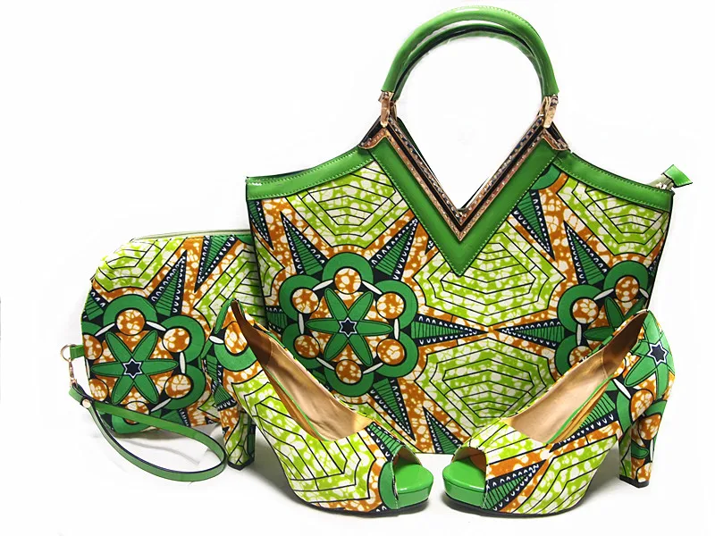 african print shoes and bags