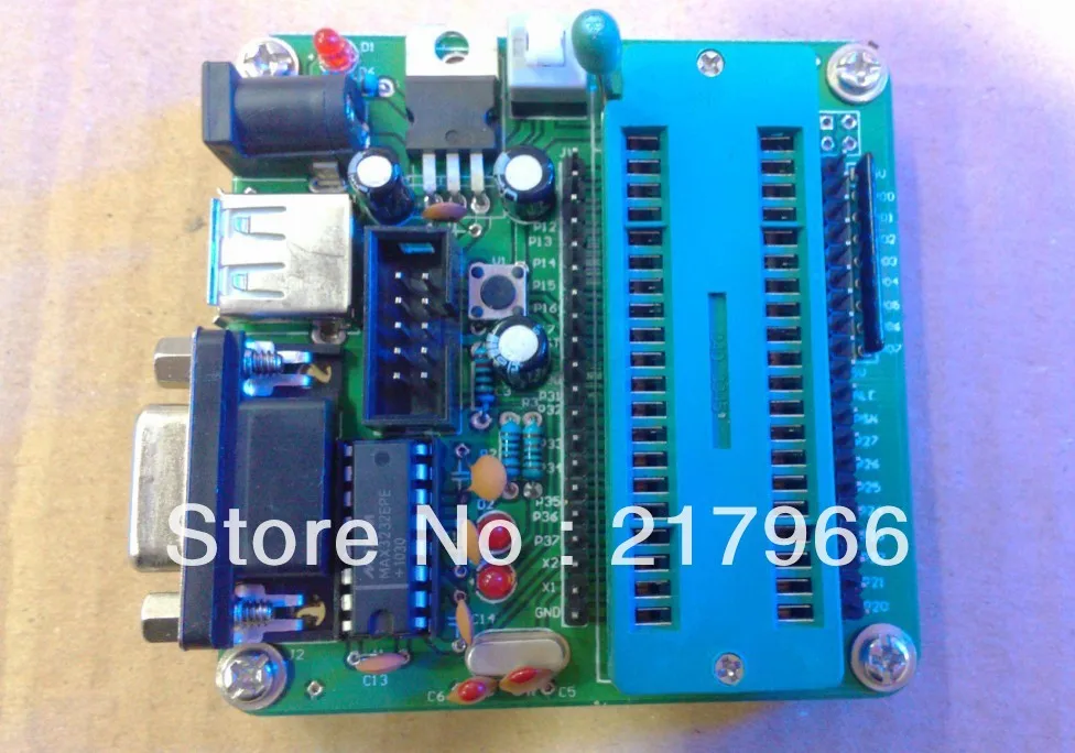 

2PCS X learning board experiment board STC ,AVR chip development board free shipping
