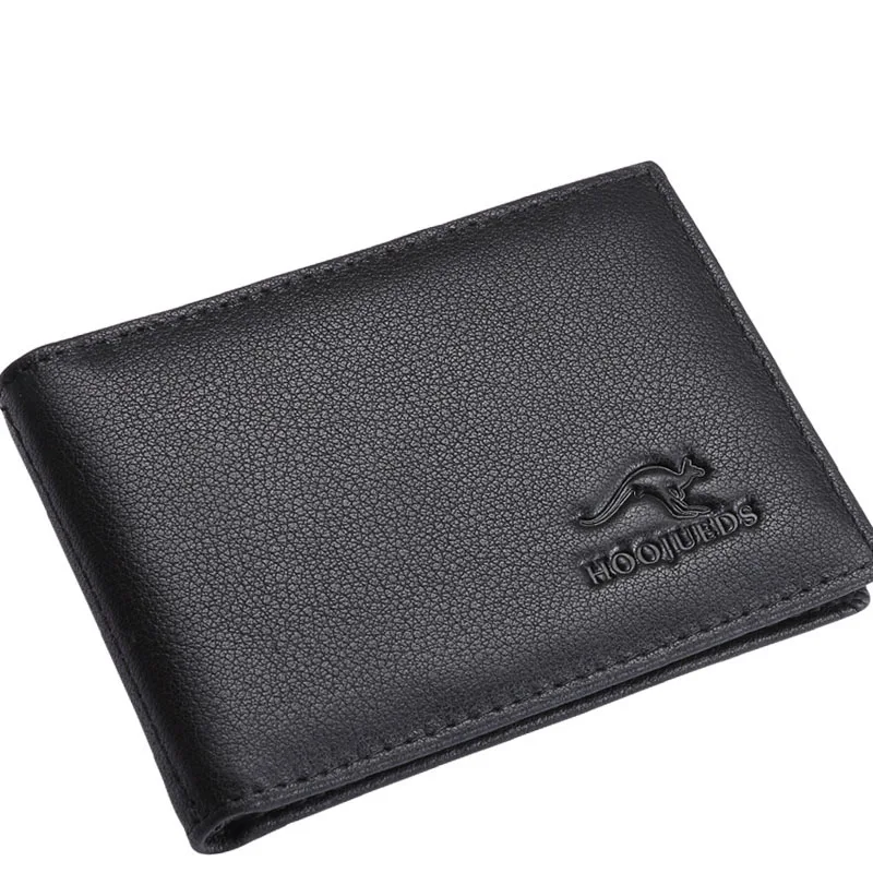 

Genuine Leather Card Hoder Man Card Wallet Man Drivers License Card Holder HOOJUEDS