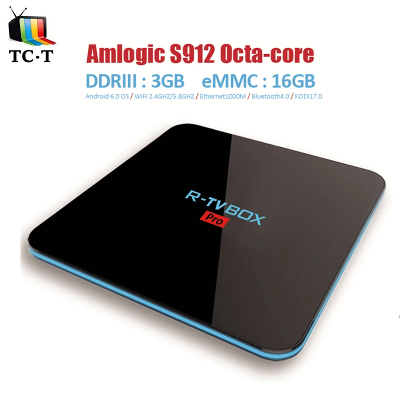 Original R TV BOX Pro Amlogic S912 3GB 16GB font b Android b font 7