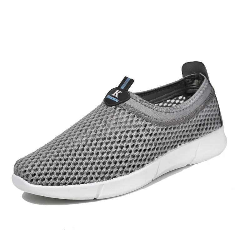 

2019 summer mesh shoes hollow men's shoes mesh breathable lazy net shoes casual shoes men chunky sneakers