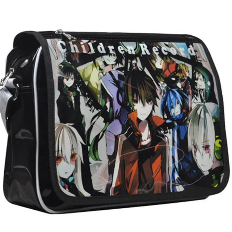 Japanese Anime Kagerou Project MekakuCity Actors Cosplay Messenger Bags patent leather Satchel Shoulder Bag