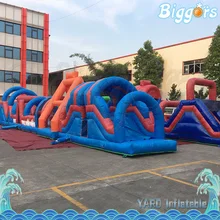 Biggors Good Quality Commercial Use Inflatable Obstacle Course Funny City for Kids