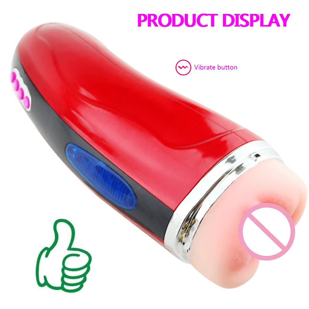 Мужской электромаструбатор чашка нагревание вакуумное сосание Вибрация USB секс