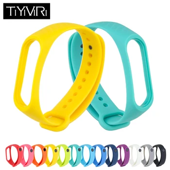 

Replacement Wristband Straps For Xiaomi Band 3 Bracelet for Mi Band Strap Multicolor Replacement Silicone Solid Color Wristbands