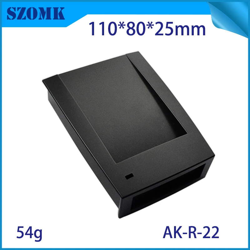 

2pcs/lot abs plastic electrical enclosures for home security card reader remote control junction case for pcb board szomk casing