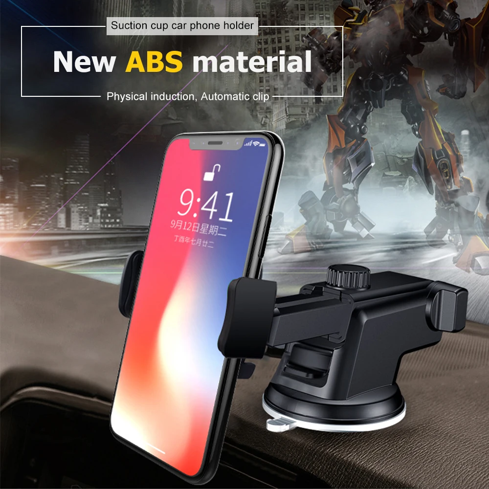 

Car Phone Holder Universal Sticky GPS Support Suction Cup 360 Rotate Adjustable Bracket For iPhone for Samsung Houder