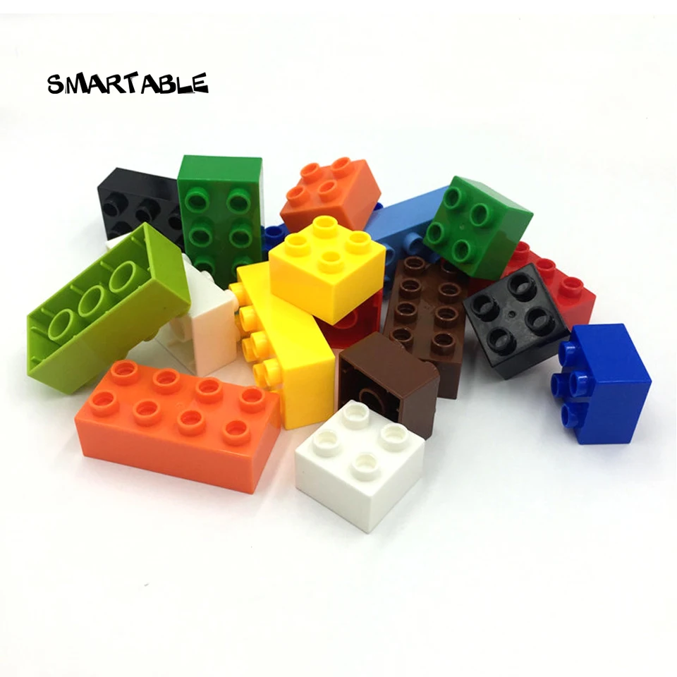 Smartable большие кирпичи 2x2 2x4 детали DIY строительные блоки Совместимые с любыми