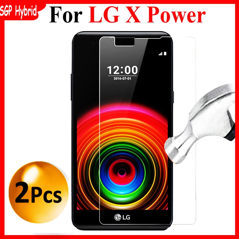 

For LG X Power 5.3"inch Tempered Glass For LG X Power K220 K220DS Screen Protector Protective Film On X Power Cover Case 2pcs