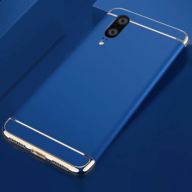 

YISHANGOU Plating Matte Phone Case For Huawei P20 Lite NOVA 3E Hybrid 3 in 1 Hard PC Anti-skid Cover For Huawei P20 Plus P20Pro
