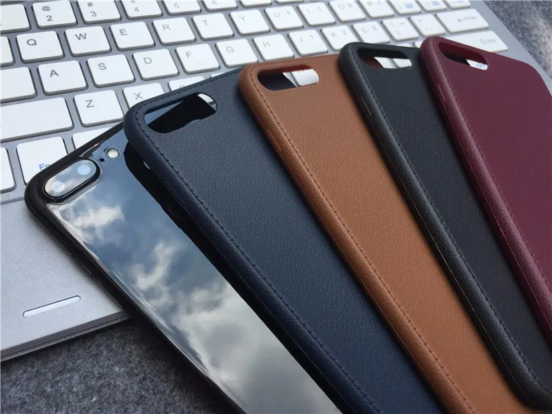iphone 8 silicone case For iPhone 12 11 Pro Case Soft TPU Ultra Thin Leather Skin Case For iPhone 5S 6S 7 8 Plus Back Cover For iPhone X XR XS Max Case iphone 7 cover