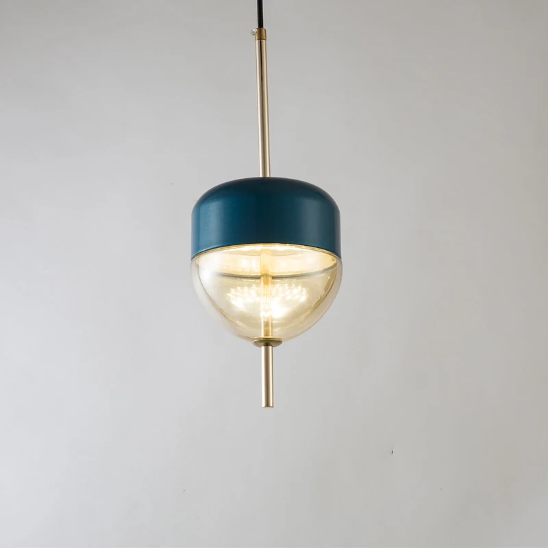Простой современный стеклянный шар подвесной светильник светодиодный E27 арт-деко Европейский подвесной светильник с 8 стилями для спальни ресторана кухни гостиной - Цвет корпуса: see chart