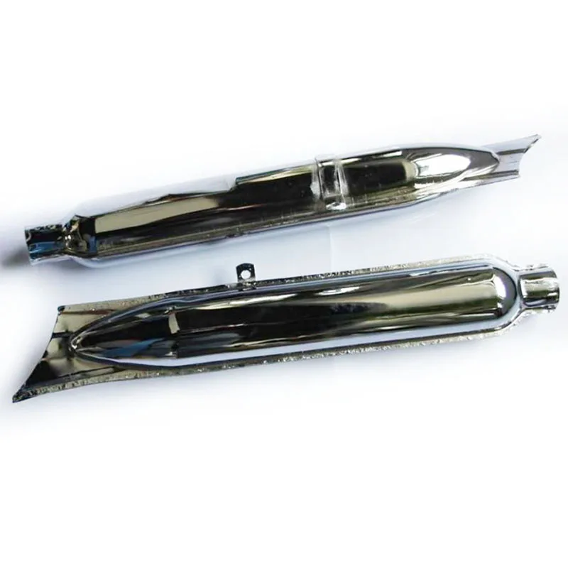 Ural CJ K750 M72 retro fish tail type white color rear muffler Iron ...