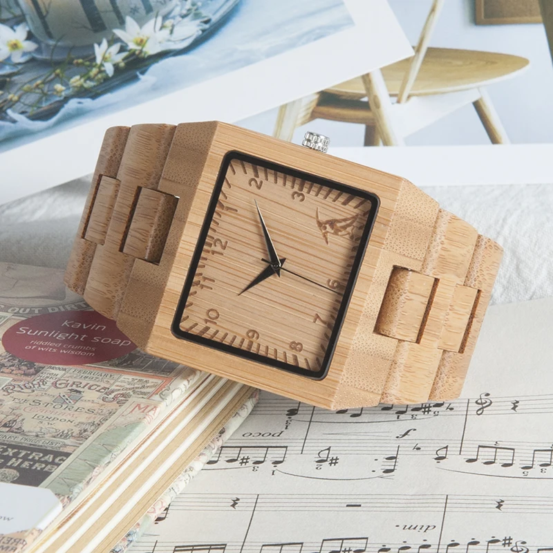 BOBO BIRD L22 Business Watches Mens top brand luxury Bamboo Wristwatch in Gift Box