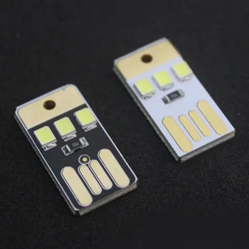 

1 Pcs High Quality Mini USB Light Camping Night Mobile USB LED Lamp White/Warm Light 0.2 W, ultra low power, 2835 chips