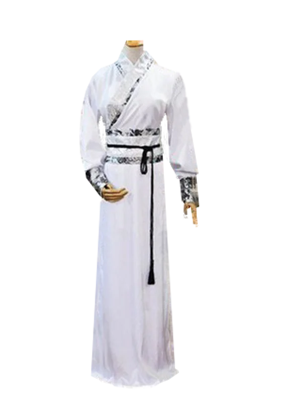 Китайский традиционный hanfu костюм Для мужчин фехтовальщик Косплэй костюм для выступления на сцене древний Тан Robe Одежда Мужской национальной 89