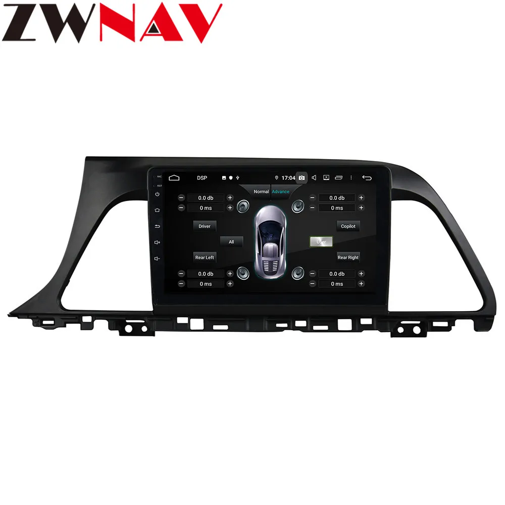 Cheap Android 9 4+64G DSP Car Player GPS Navigation For HYUNDAI SONATA 2015 2016 2017 Head Unit Multimedia Player Tape Recorder 5