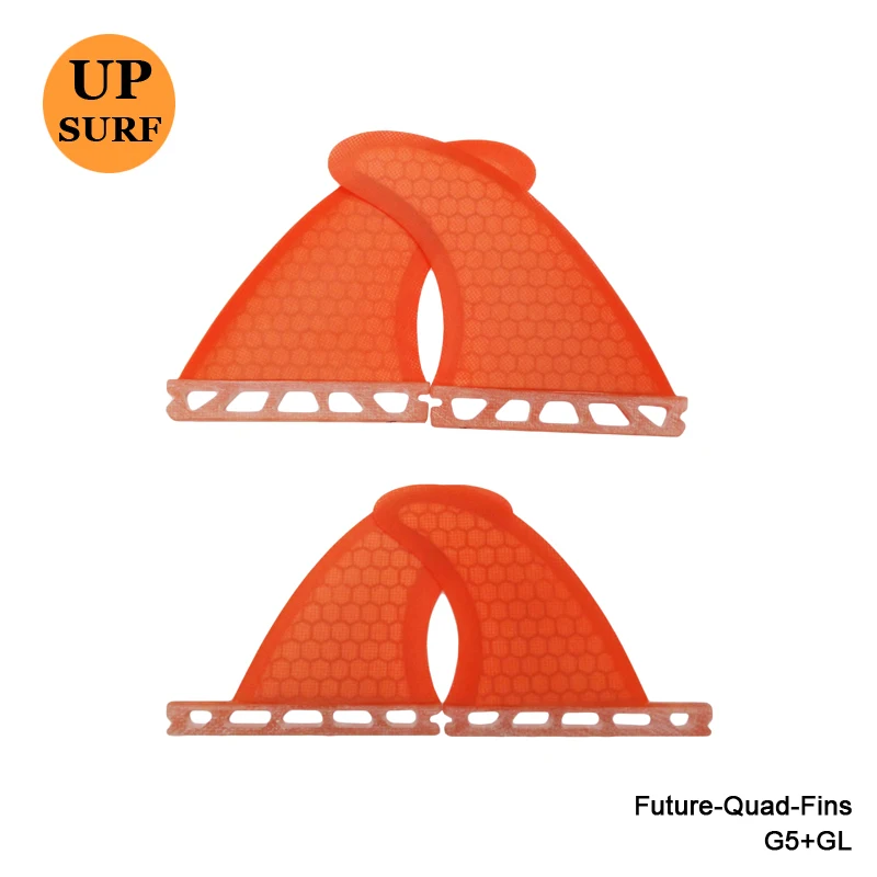

Surfboard G5+GL Future-Quad-Fins Orange Honeycomb Future Fins