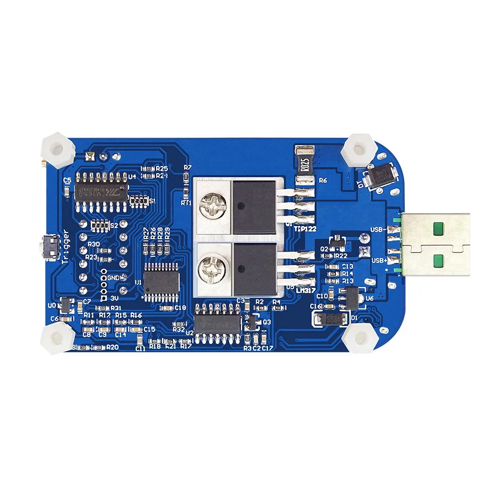 Электронный USB резистор нагрузки HD25 триггер QC2.0 QC3.0 35 Вт тест на разгрузку