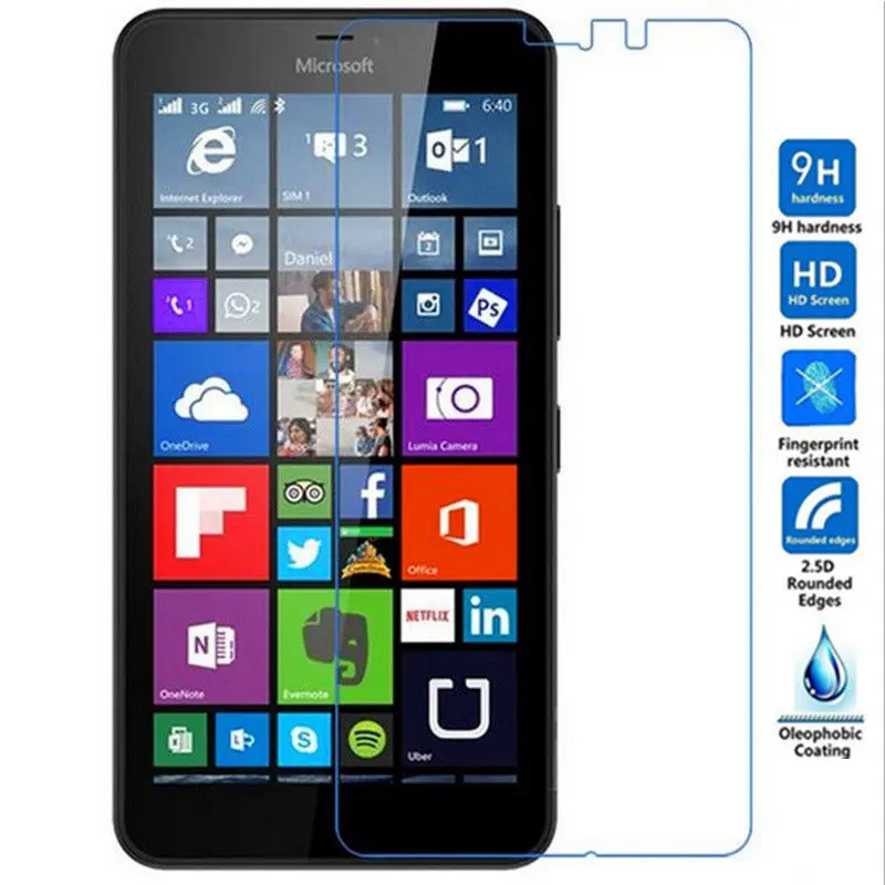 0.33mm Screen Protective Tempered Glass Film on the For Nokia Microsoft Lumia 640 640XL N950 X2 XL Protector Cover |