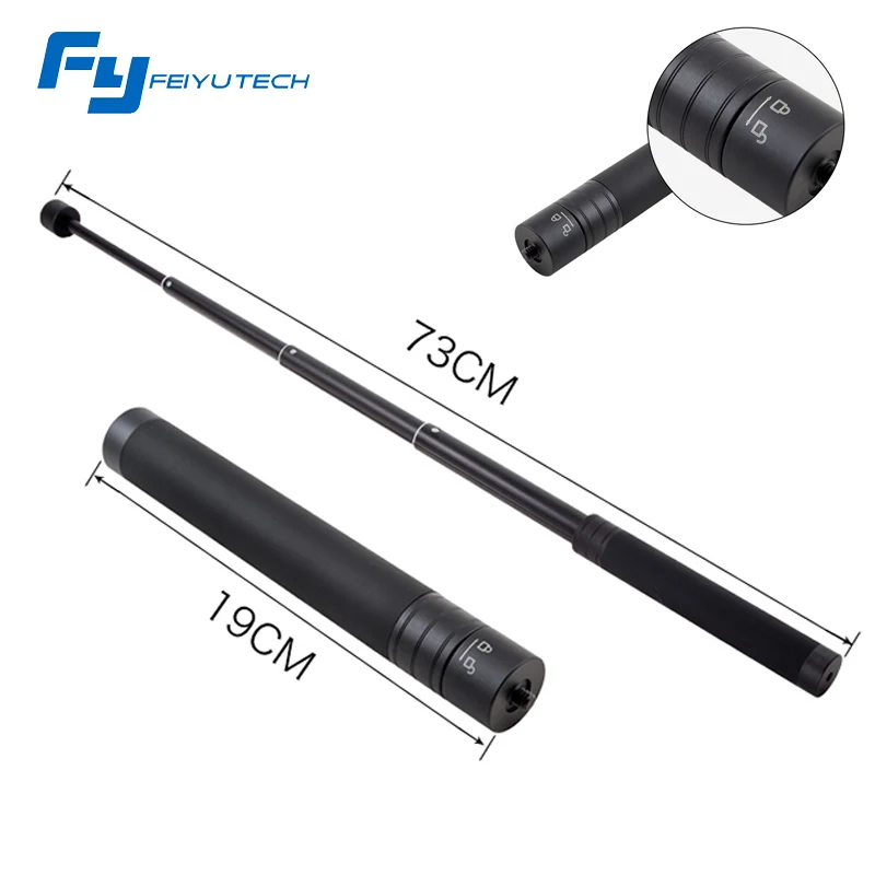 

FEIYUTECH Adjustable Extension Pole Rod for Feiyu Gimbal SPG2 G6 g5 WG2 Zhiyun Smooth 4 Q DJI OSMO 2 MOZA mini mi gimbal