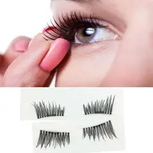 Новая мода высокого качества 1 пара 3D Магнитный ненастоящий ресницы многоразовые импортное волокно фальшивого магнита Anne