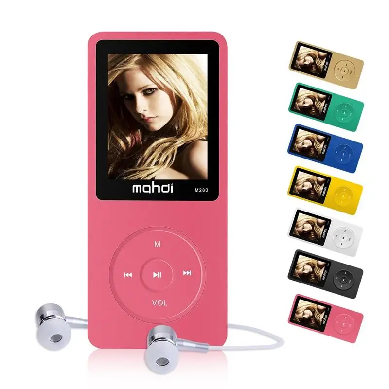 

2018 Original MAHDI M280 MP3 Music Player 1.8 Inch Screen with Speaker Can Play 80hours Ultra Thin MP3 Player with FM Radio