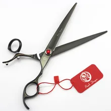 623#8 ''22 см бренд фиолетовый дракон высшего класса Парикмахерские ножницы 440C профессиональные ножницы для кошек, собак и домашних животных ножницы для стрижки животных