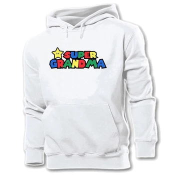 

Funny Super Grandma Grandpa cousin Micheal Number White Yellow Women's Pattern Hoodie Sweatshirt Hooded Pullover