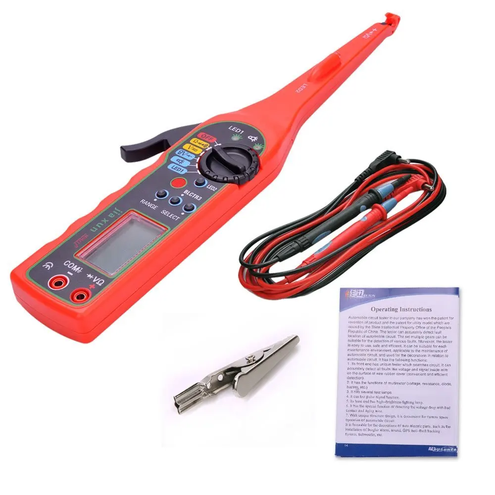 Multi-function Auto Circuit Tester Multimeter Lamp Car Repair Automotive Electrical Circuit Tester Multimeter 0V-380V Voltage