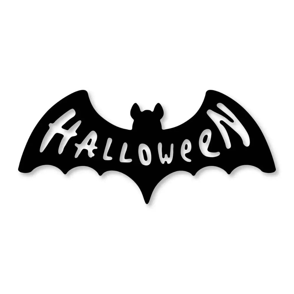 

Bat HALLOWEEN 108*48mm Metal Cutting Dies Scrapbooking Album Cuts DIY Craft Paper Card Making stencil Embossing Die Decor